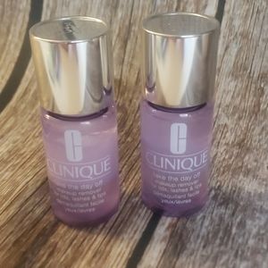 Travel size Clinique makeup remover